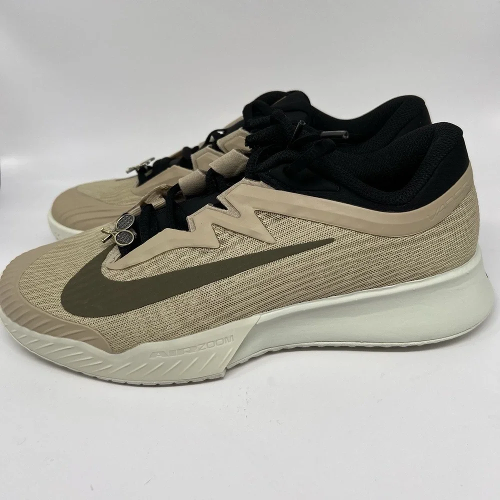 Nike Court Air Zoom X Vapor Pro 3 Heritage HC Desert Khaki Tennis Shoes Mens 6.5
